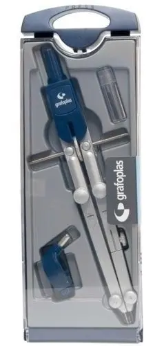 COMPAS GRAFOPLAS MICROMETRICO CON MINAS Y ADAPTADOR