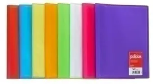CARPETA FUNDAS (TARIFARIO) GRAFOPLAS PP FLEXIBLE POLIPLAS TRANS. Fº 10 F. AMARILLO