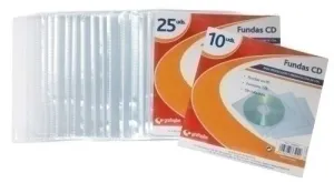 FUNDA CD/DVD GRAFOPLAS PP 133X137 BOLSA DE 10 (110µ)
