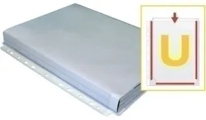 FUNDA MULTITALADRO FUELLE GRAFOPLAS 25MM PVC 180µ A4 11 TAL. U BOLSA DE 5