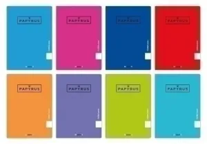 LIBRETA PAPYRUS A4 48H 90G PP CUADRIC.5X5 COL.SUR.
