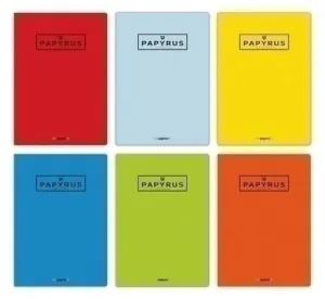 LIBRETA PAPYRUS A4 48H 90G GOFRADA CUADRIC.4X4 COL.SUR.