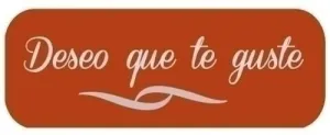 ETIQUETAS REGALO ADH. HOLOGRAFICAS ROLLO  250 UDS. 45X15  DESEO QUE TE GUSTE  ROJO