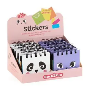 EXPOSITOR 10 MINICUADERNOS CON NOTAS ADHESIVAS
