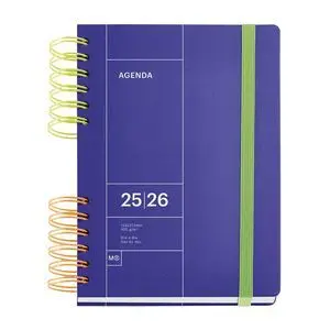 MIQUELRIUS 25/26 AGENDA ESCOLAR DIA PAGINA PLUS W-O AZUL B2B MR26920