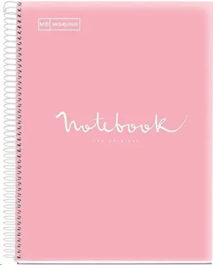 MIQUEL RIUS NOTEBOOK A-5 TAPA PLASTICO 160H 90GR EMOTION AZUL FORMENTERA 46109