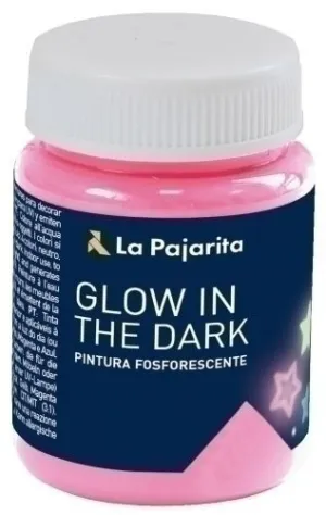 PINTURA LATEX LA PAJARITA FOSFORESCENTE 75 ML (BOTE) MAGENTA