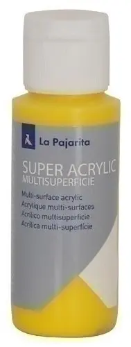 PINTURA ACRILICA LA PAJARITA 60 ML (BOTE) AMARILLO ORO A-04