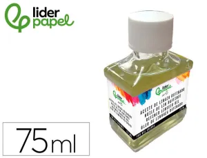 ACEITE DE LINAZA REFINADO LIDERPAPEL BOTE DE 75 ML