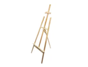 CABALLETE DE PIE PINTOR LIDERPAPEL MADERA DE PINO BARNIZADO 60X150X60 CM CERTIFICADO FSC