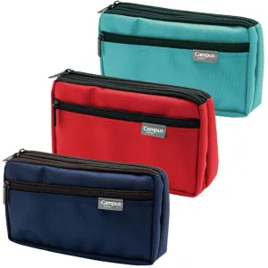 CAMPUS ESTUCHE PORTATODO 3 CREMALLERAS TRIANGULAR GRANDE MAK685596