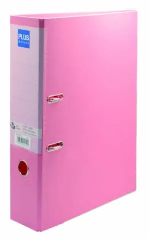 ARCHIVADOR PLUS.3 F. 80MM ROSA PASTEL 181151