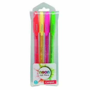 BOLIGRAFO CAMPUS TRIGEL NEON B/4 081332