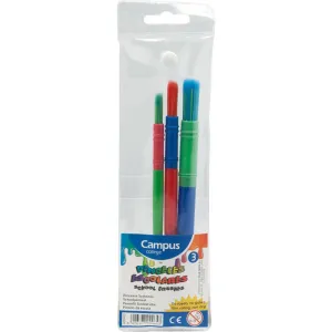 PINCEL ACUARELA CAMPUS BOLSA 3U S-M-L 600402