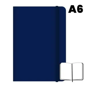 CAMPUS LIBRETA COSIDA A6 HOJAS LISAS AZUL MARINO 96 HOJAS 75GR 003504