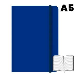 CAMPUS LIBRETA COSIDA A5 RAYADO 1 RAYA HORIZONTAL AZUL 96 HOJAS 75GR CON GOMA 003518