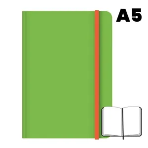 CAMPUS LIBRETA A5 VEDE GOMA NARANJA 96 HOJAS 75GR LISA 003529