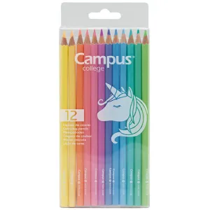 LAPICES COLORES CAMPUS 12 COLORES PASTEL 630772