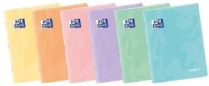 LIBRETA GRAPADA OXFORD SCHOOL EASYBOOK A4 48H CUADRIC.4X4 COL.PASTEL SUR.(6)