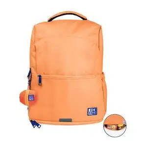 OXFORD B-OUT MOCHILA 30L - TAMAñO 42X30X15CM - BOLSILLO ACOLCHADO - ASA SUPERIOR - FUNDA PARA LLUVIA - POLIESTER RECICLADO RPET - COLOR MELOCOTON
