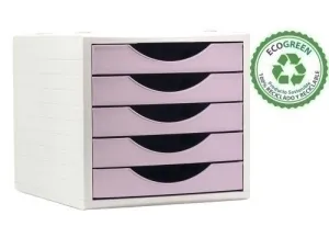 MODULO 5 CAJONES ARCHIVO 2000 ARCHIVOTEC ROSA PASTEL