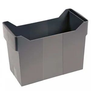 CAJA PLASTICO CARPETAS COLGANTES GRIS
