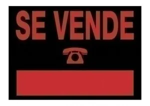 CARTEL ANUNCIO PVC 50X35 SE VENDE