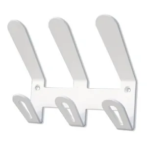 PERCHERO PARED EC/02 3 COLGADORES COLOR BLANCO