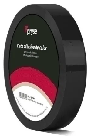 CINTA ADHESIVA PRYSE OPP 19X63 NEGRO