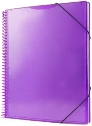 CARPETA FUNDAS (TARIFARIO) PRYSE PP PERSONALIZABLE A4 20 F. LILA