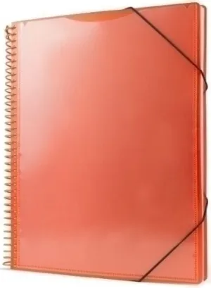 CARPETA FUNDAS (TARIFARIO) PRYSE PP PERSONALIZABLE A4 30 F. NARANJA