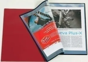 CARPETA FUNDAS (TARIFARIO) IBERPLAS PVC FLEXIBLE Fº 20 F. NEGRO