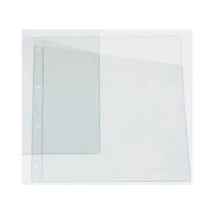 FUNDA PARA PLANOS IBERPLAS PVC 100µ PL.NJ. A4 CORTE DIAGONAL 4 TAL. PAQUETE DE 100 (MEDIDADE LA FUNDA 211 X 300 MM Y EL HUECO 192 X 297 MM)