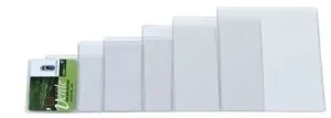 FUNDA PORTACARNET IBERPLAS PVC TARJETAS SANITARIAS 300µ 2 CUERPOS PAQUETE DE 25