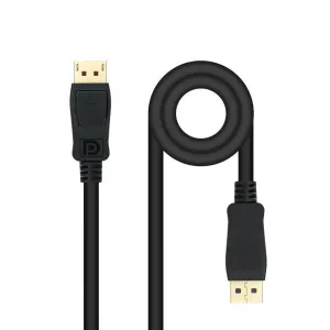 NANOCABLE CABLE DISPLAYPORT 1.4 DP/M-DP/M - LONGITUD 5M - SOPORTA RESOLUCIONES DE VIDEO DE HASTA 8K - COLOR NEGRO