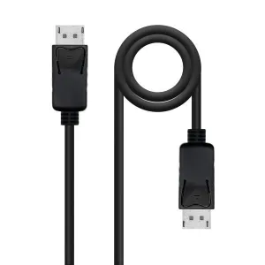 NANOCABLE CABLE DISPLAYPORT 1.2 CCS DP/M-DP/M - LONGITUD 3M - SOPORTA RESOLUCIONES DE VIDEO DE HASTA 4K - COLOR NEGRO