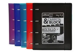 FRAGA CARPESANO 4 ANILLAS CON BLOCK ANILLA 32CM CON GOMA Y REFUERZO FR43215