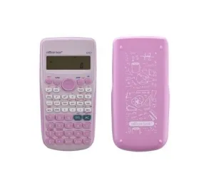 CALCULADORA CIENTIFICA OFFICE BOX 10+2 DIGITOS (2 LÍNEAS) ROSA