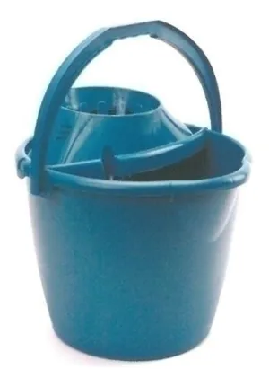 CUBO PLASTICO REDONDO CON ESCURRIDOR 13 LITROS