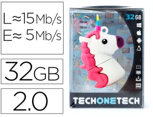 TECHONETECH MI UNICORNIO MEMORIA USB 2.0 32GB (PENDRIVE)