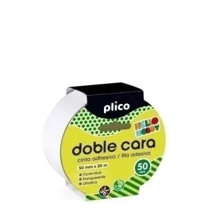 CINTA ADHESIVA DOBLE CARA 050MM 50M