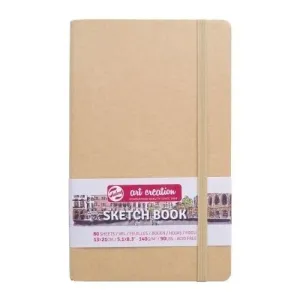CUADERNO TALENS ART CREATION BOCETO TAPA DURA 140G 130X210 80H CON GOMA KRAFT
