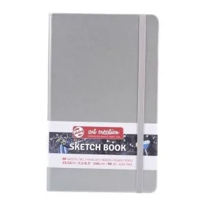 CUADERNO TALENS ART CREATION BOCETO TAPA DURA 140G 130X210 80H CON GOMA PLATA