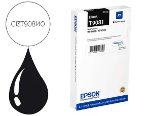 EPSON T9081 NEGRO CARTUCHO DE TINTA ORIGINAL - C13T908140