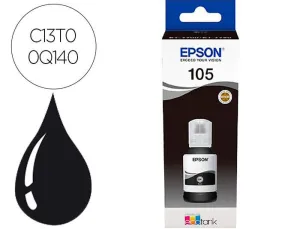 EPSON 105 NEGRO BOTELLA DE TINTA PIGMENTADA ORIGINAL - C13T00Q140