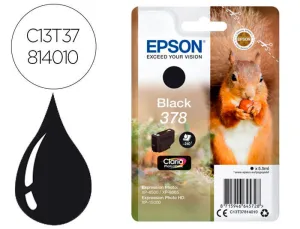 EPSON 378 NEGRO CARTUCHO DE TINTA ORIGINAL - C13T37814010