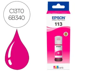 EPSON 113 MAGENTA BOTELLA DE TINTA PIGMENTADA ORIGINAL - C13T06B340