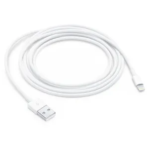APPLE CABLE LIGHTNING A USB-A - LONGITUD 2M - COLOR BLANCO