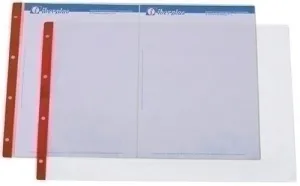 FUNDA IBERPLAS PVC 100µ PL.NJ. A3 APAISADO 4 TAL.RFZO. PAQUETE DE 50