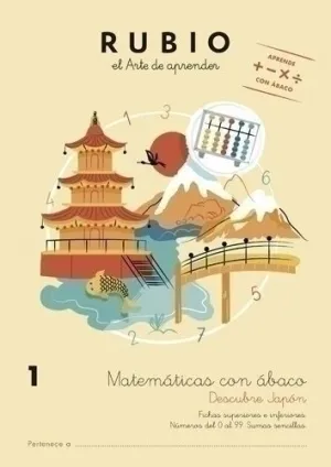 CUADERNO RUBIO A4 MATEMATICAS CON ABACO 1